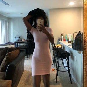 Pink T-shirt Dress